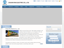 Tablet Screenshot of chuanfan.com